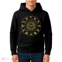 Astrology - Collection of hand drawn zodiac signs Kids Hoodie thumb 4