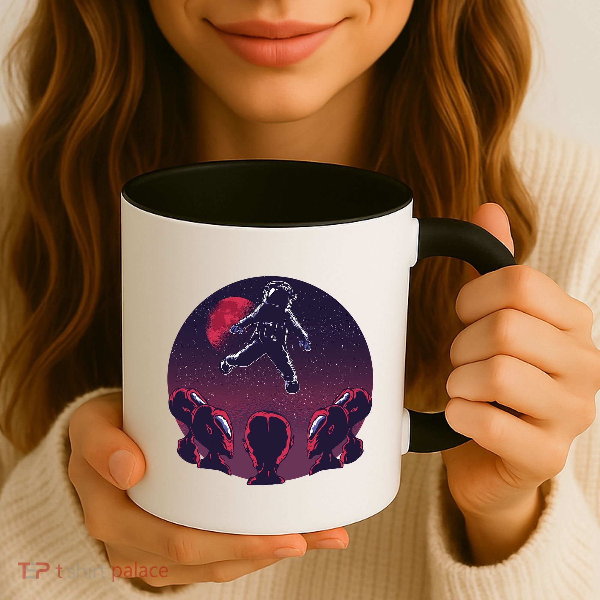 Astronaut Alien Coffee Mug