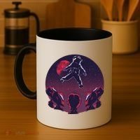 Astronaut Alien Coffee Mug thumb 4