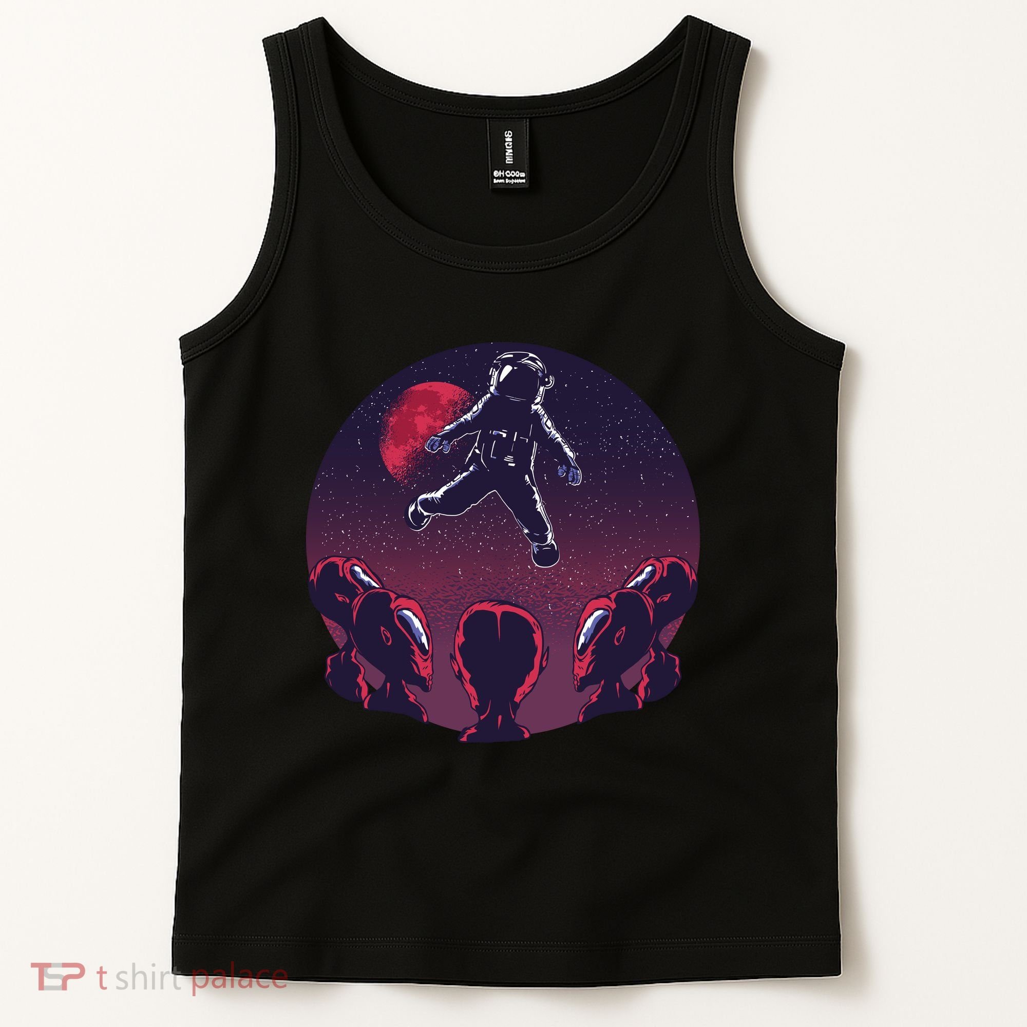 Astronaut Alien Tank Top
