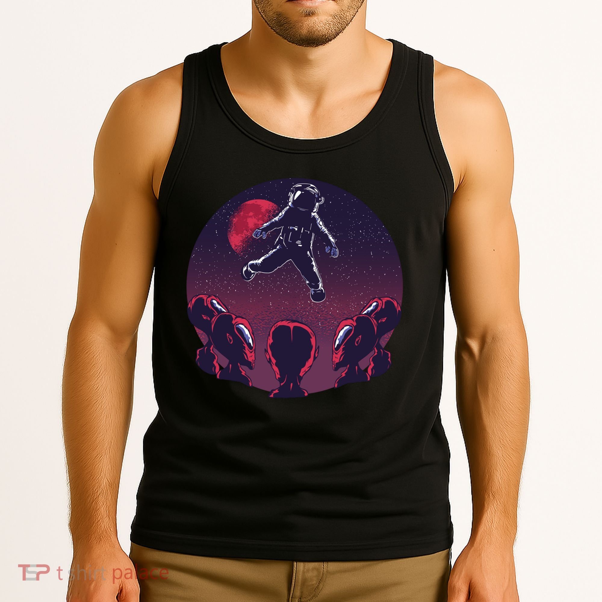 Astronaut Alien Tank Top