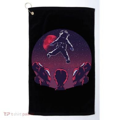 Astronaut Alien Golf Towel