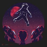 Astronaut Alien Golf Towel thumb 3