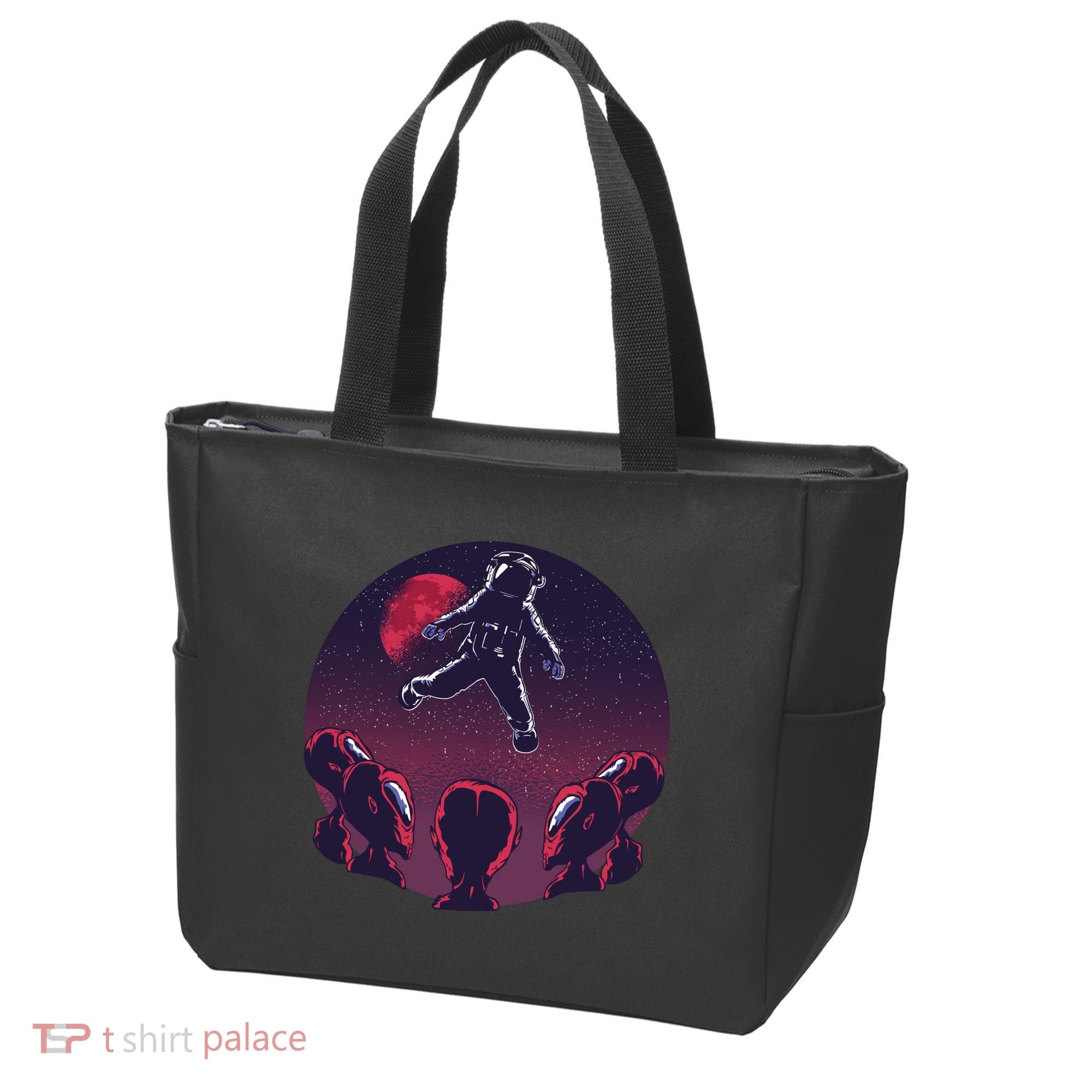 Astronaut Alien Tote Bag