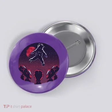 Astronaut Alien Button