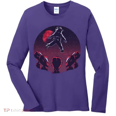Astronaut Alien Women's Long Sleeve Shirt