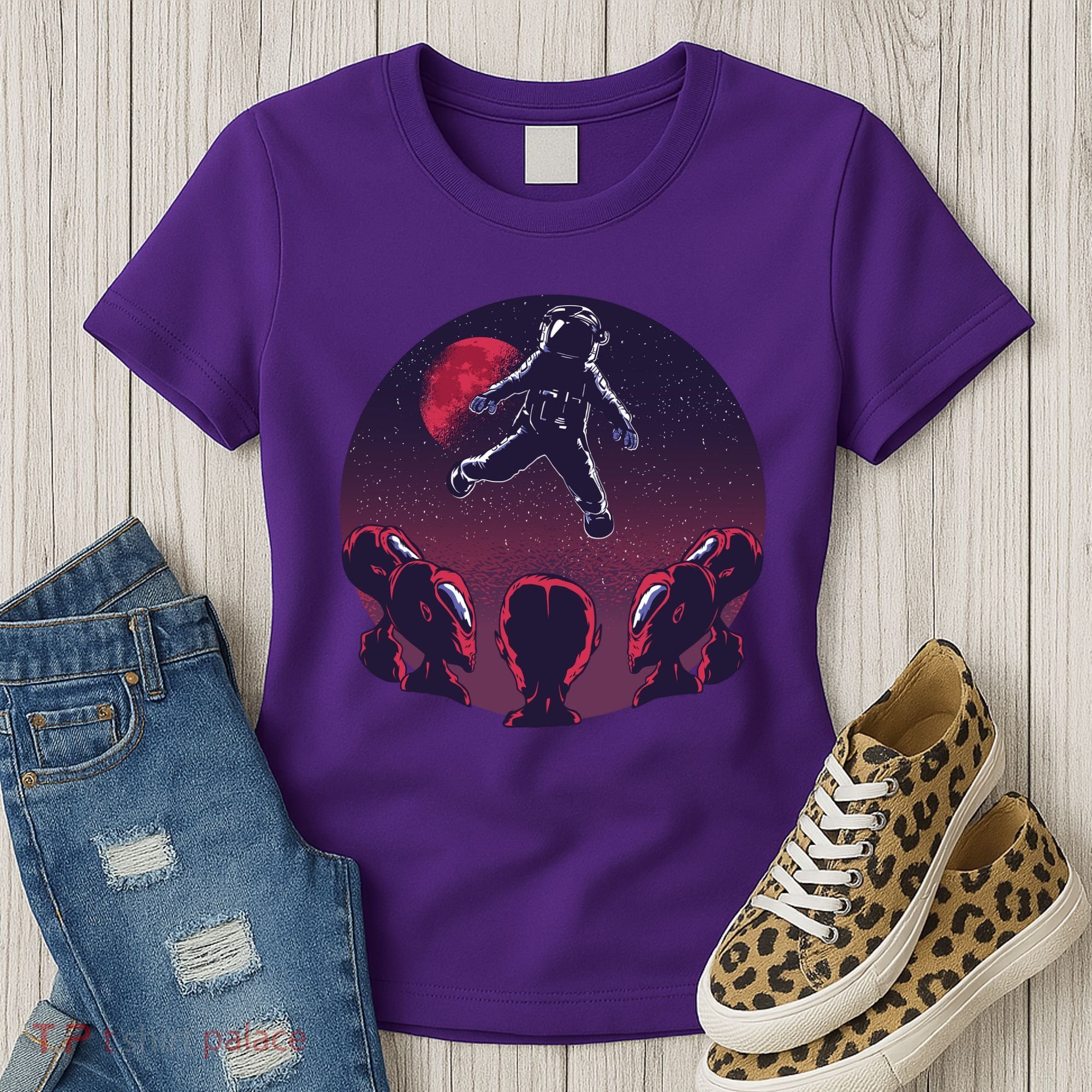 Astronaut Alien Women's T-Shirt