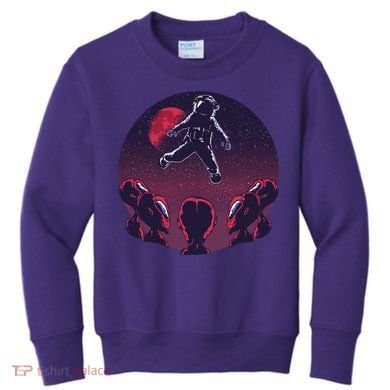 Astronaut Alien Kids Sweatshirt