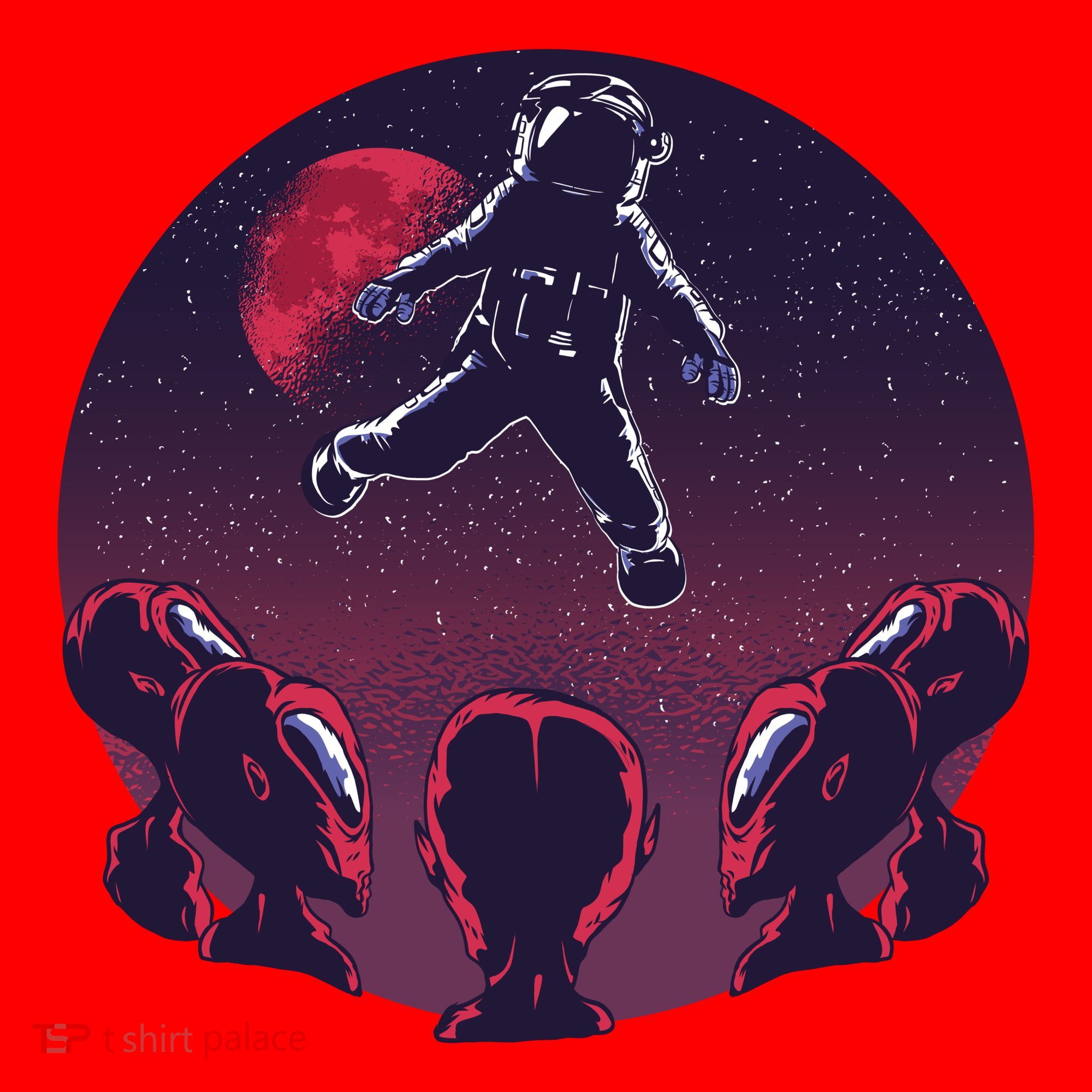 Astronaut Alien Santa Hat