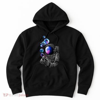 Astronaut Blowing Space Bubbles Hoodie