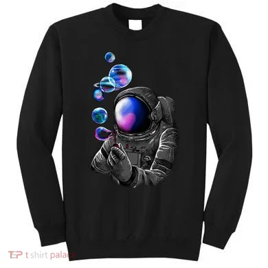 Astronaut Blowing Space Bubbles Sweatshirt