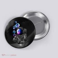 Astronaut Blowing Space Bubbles Button thumb 0