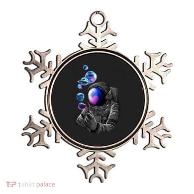 Astronaut Blowing Space Bubbles Ornament