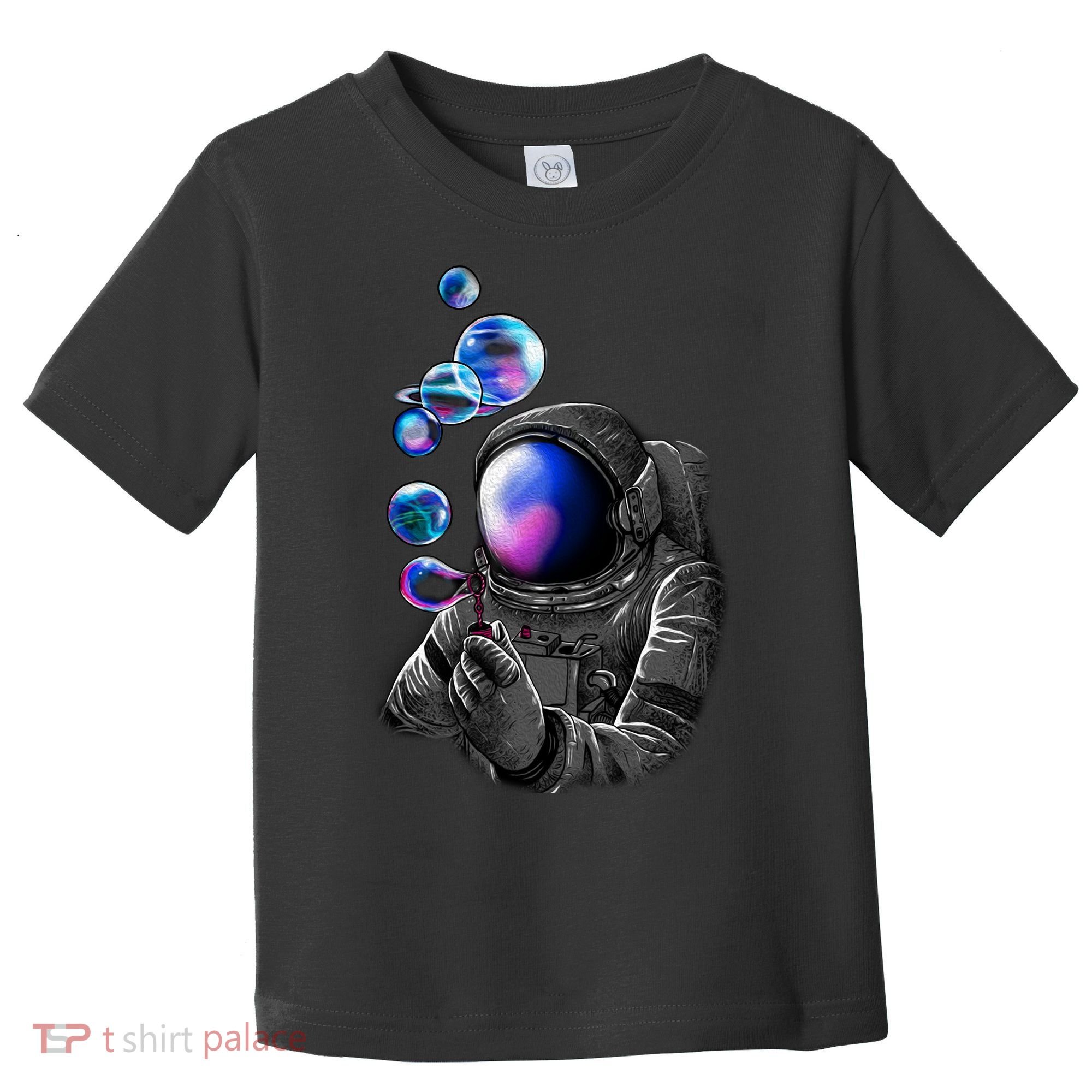 Astronaut Blowing Space Bubbles Toddler T-Shirt