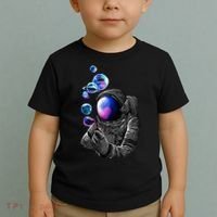 Astronaut Blowing Space Bubbles Toddler T-Shirt thumb 2