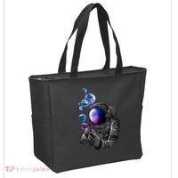 Astronaut Blowing Space Bubbles Tote Bag thumb 2