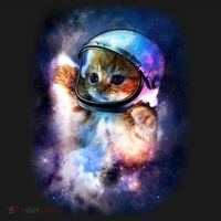 Astronaut Cat In Space Sweatshirt thumb 3