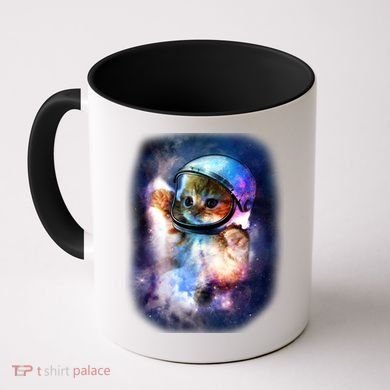Astronaut Cat In Space Coffee Mug