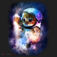 Astronaut Cat In Space Beanie thumb 2