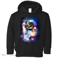 Astronaut Cat In Space Toddler Hoodie thumb 0