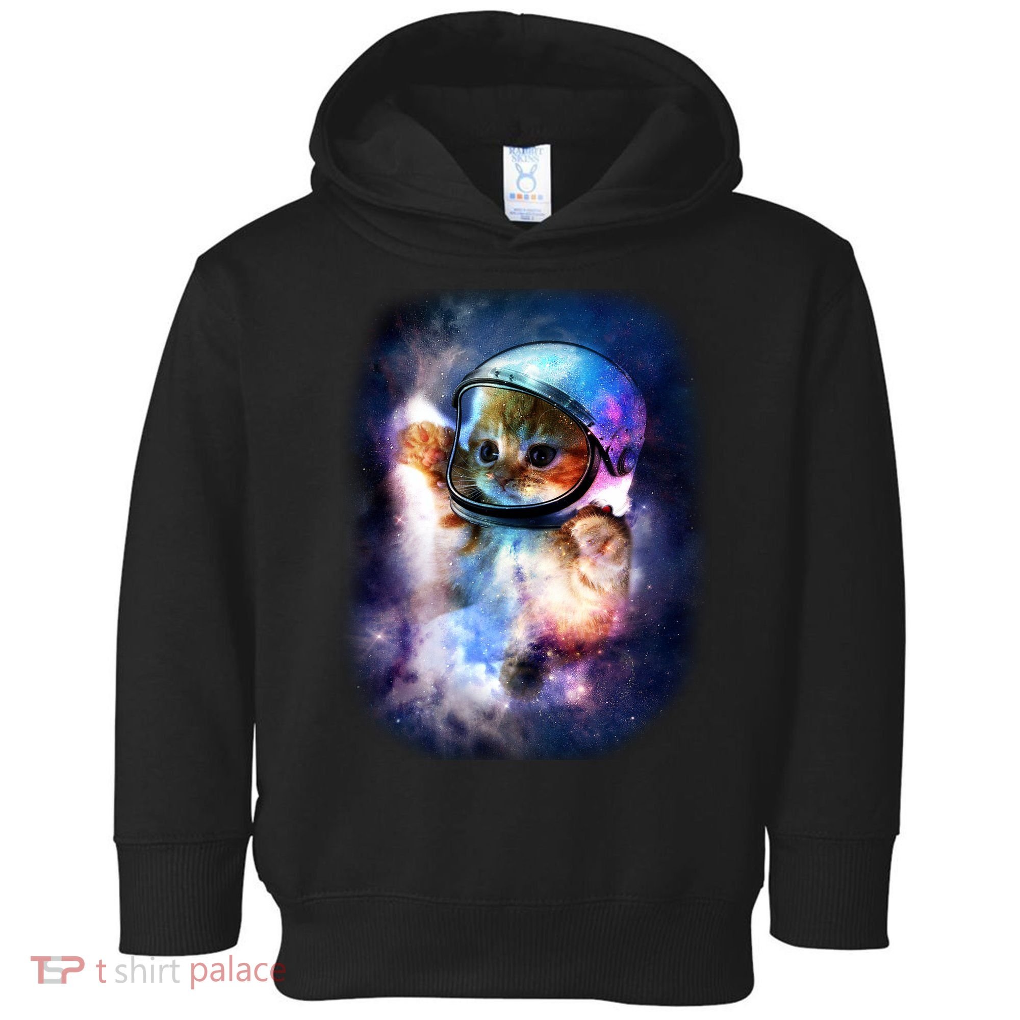 Astronaut Cat In Space Toddler Hoodie