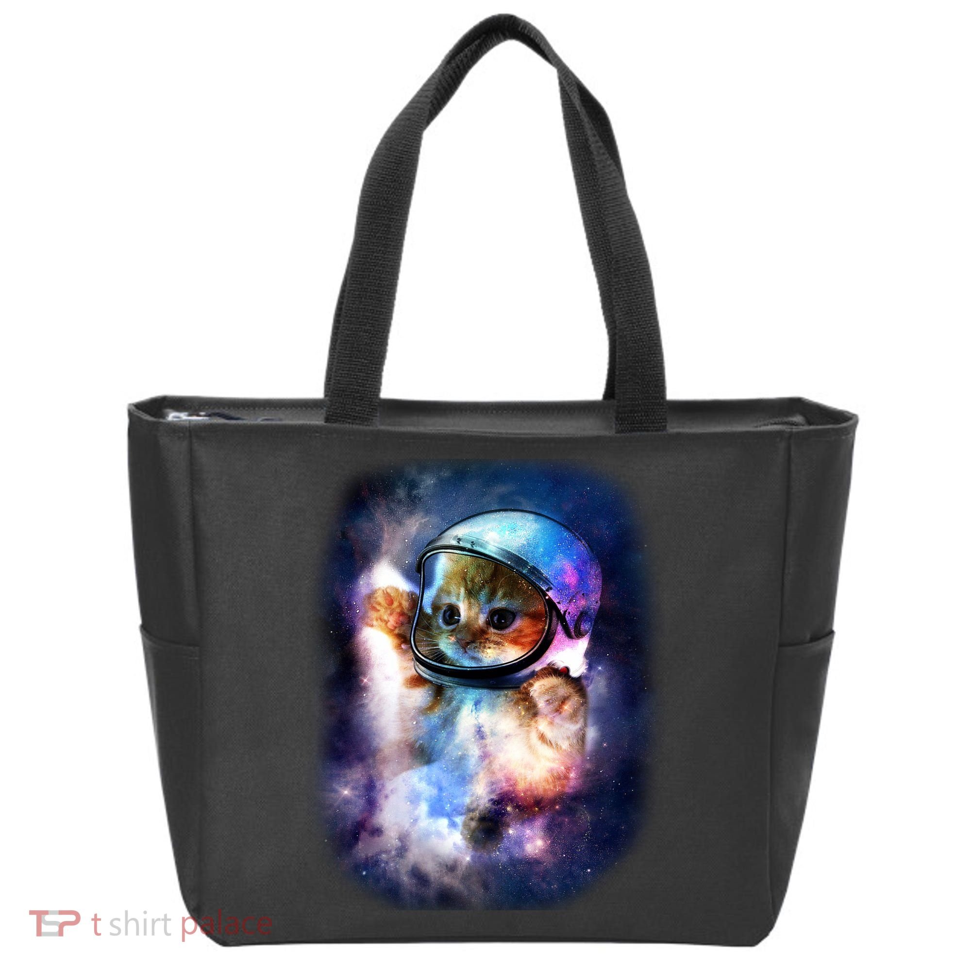 Astronaut Cat In Space Tote Bag