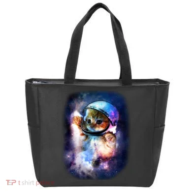 Astronaut Cat In Space Tote Bag