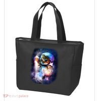 Astronaut Cat In Space Tote Bag thumb 3