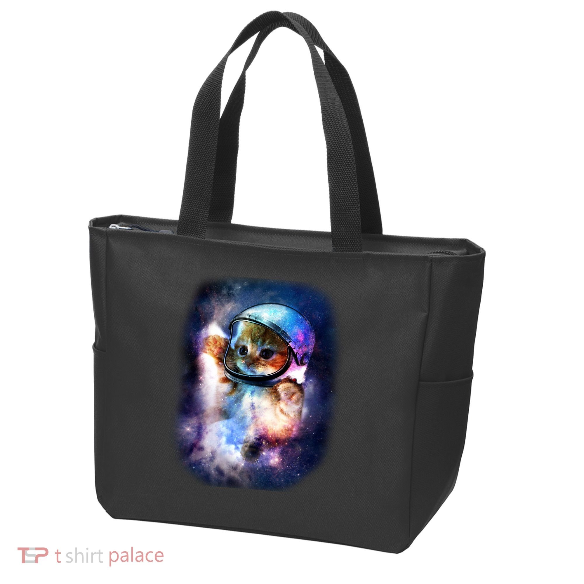 Astronaut Cat In Space Tote Bag