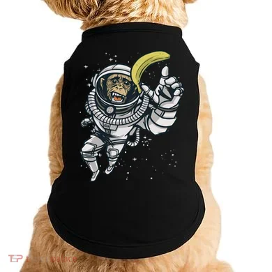Astronaut Chimp Banana Doggie Tank