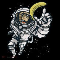 Astronaut Chimp Banana Bucket Hat thumb 4