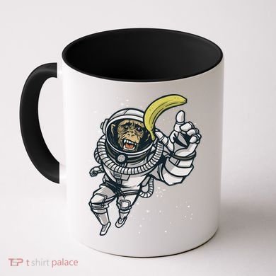 Astronaut Chimp Banana Coffee Mug