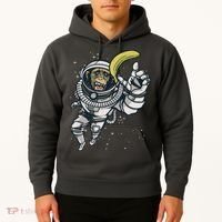 Astronaut Chimp Banana Hoodie thumb 2