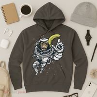 Astronaut Chimp Banana Hoodie thumb 3