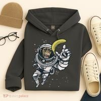 Astronaut Chimp Banana Hoodie thumb 4