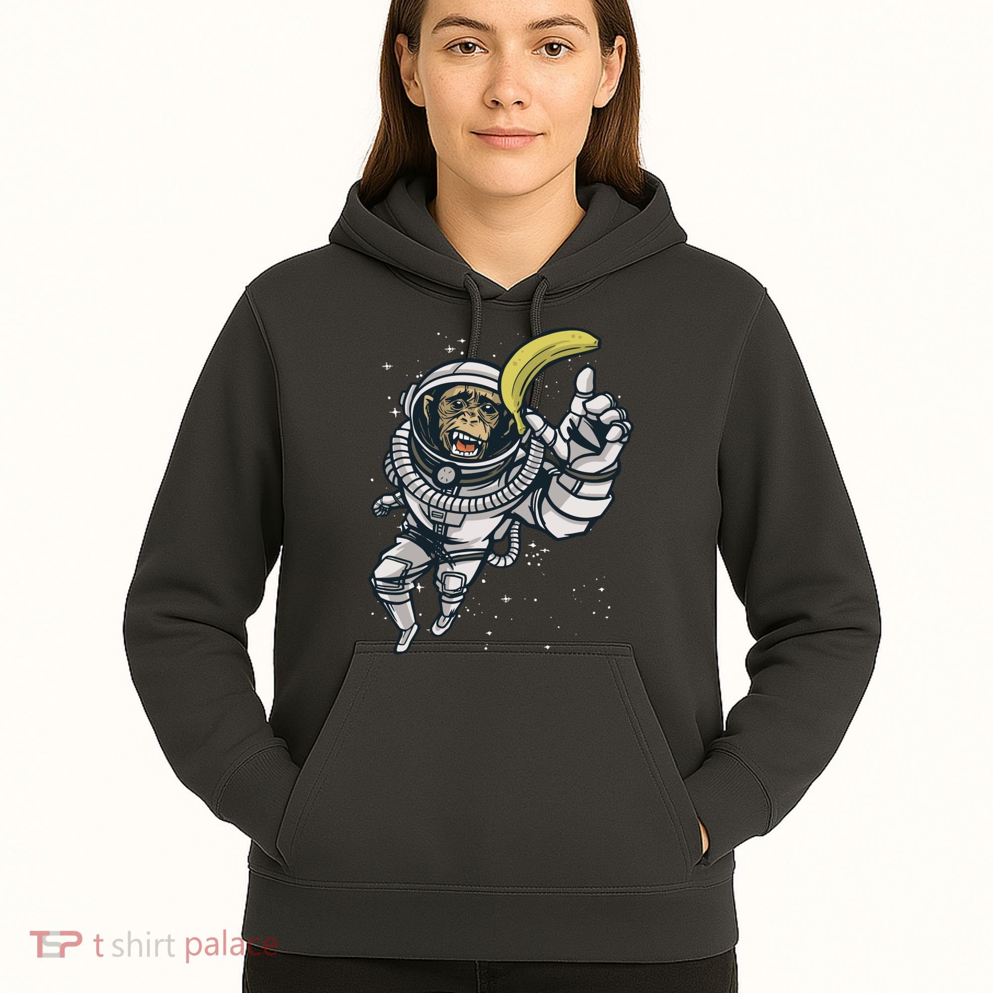 Astronaut Chimp Banana Hoodie