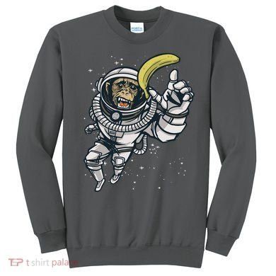 Astronaut Chimp Banana Sweatshirt