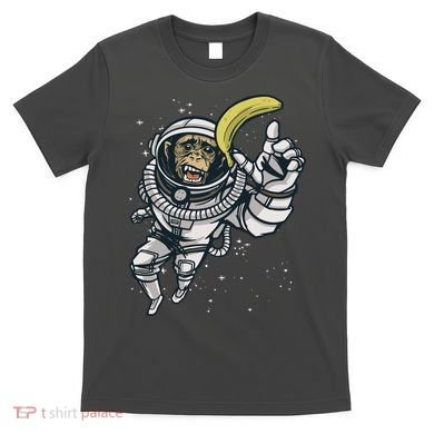 Astronaut Chimp Banana T-Shirt