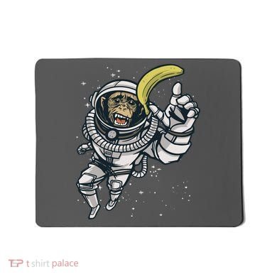 Astronaut Chimp Banana Mousepad