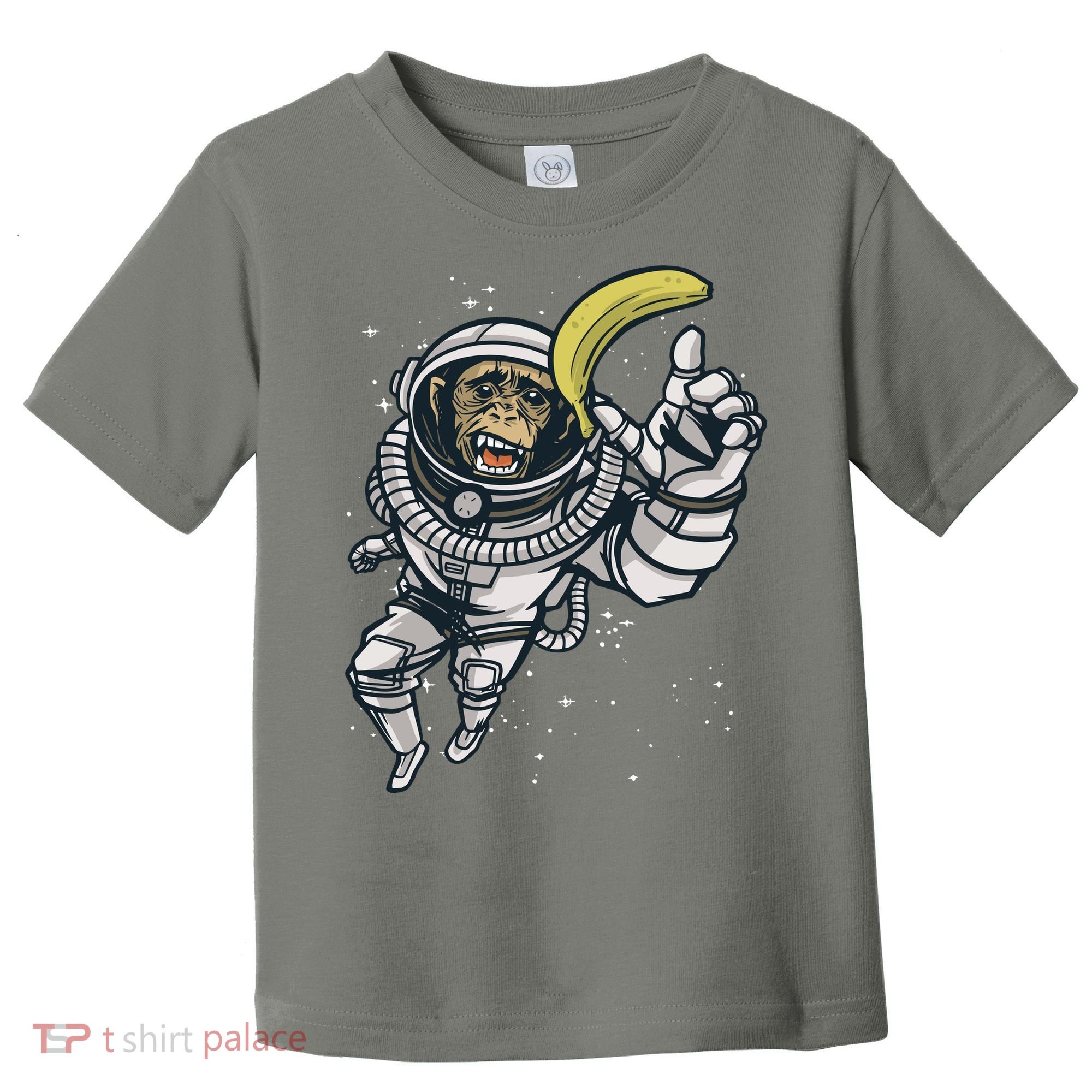 Astronaut Chimp Banana Toddler T-Shirt