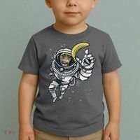 Astronaut Chimp Banana Toddler T-Shirt thumb 2