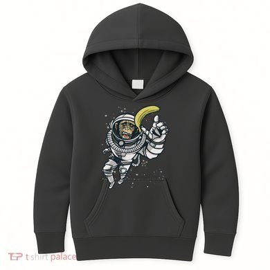 Astronaut Chimp Banana Kids Hoodie