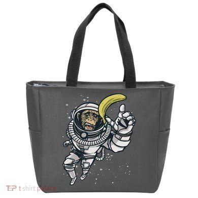 Astronaut Chimp Banana Tote Bag