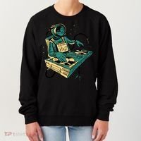 Astronaut Djing Space Women's Sweatshirt thumb 0