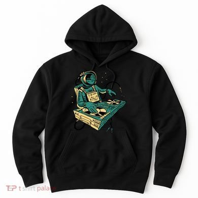 Astronaut Djing Space Hoodie