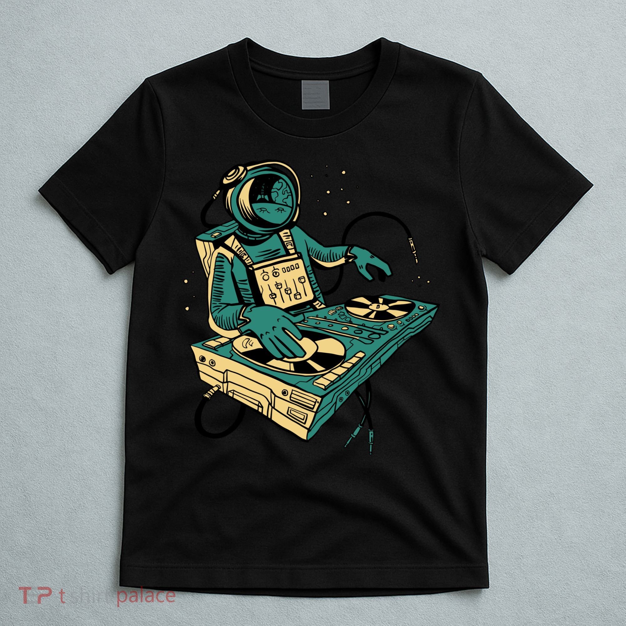 Astronaut Djing Space T-Shirt