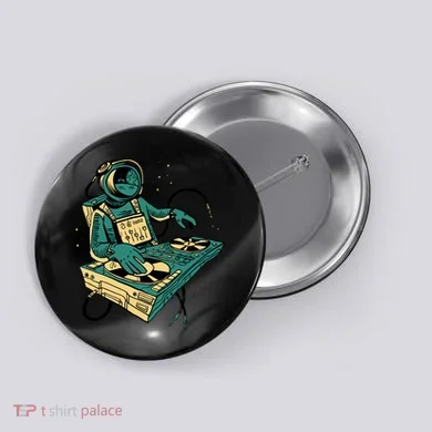 Astronaut Djing Space Button