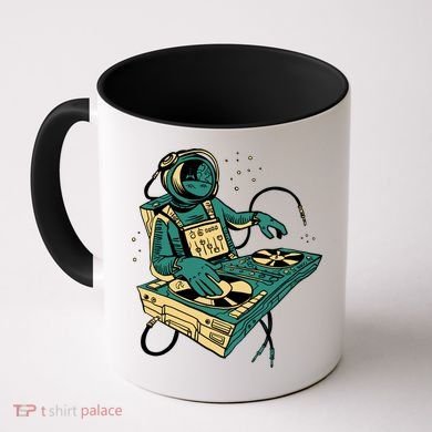 Astronaut Djing Space Coffee Mug