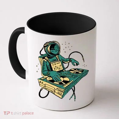 Astronaut Djing Space Coffee Mug