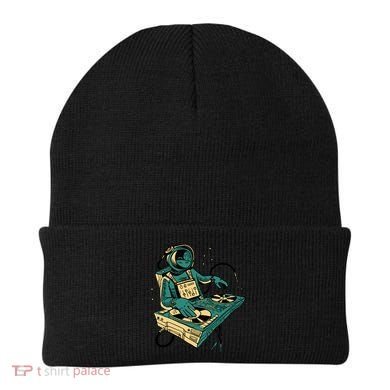 Astronaut Djing Space Beanie